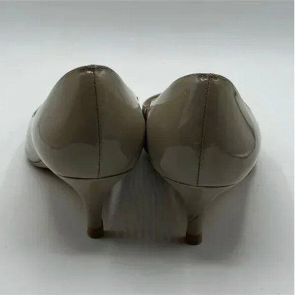 LK Bennett Women's Audrey Pointed-toe Patent Leather Court Shoes Size 40 - Picture 5 of 9